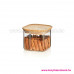 Tupperware Bambusz átlátszó tároló szett: 550 ml + 1,1 l