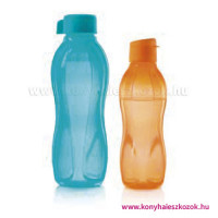 Tupperware Öko+ palack szett: 1 l csavaros kupakkal + 750 ml kipattintható kupakkal