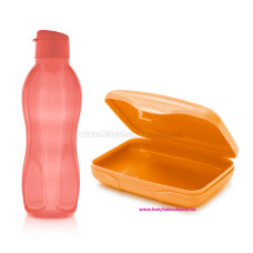 Tupperware Öko+ palack 1 l + Öko+ kis csemegéző