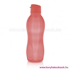 Öko+ palack 1 l kipattintható kupakkal, piros