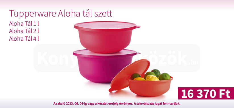Tupperware Aloha tál szett